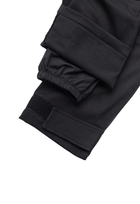 Утеплённые тактические штаны на флисе S черные - изображение 8