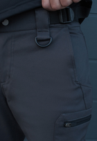 Утеплённые тактические штаны на флисе XL серые - изображение 7
