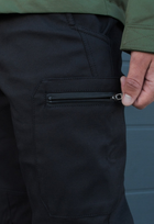 Утеплённые тактические штаны на флисе XS черные - изображение 7