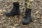 Берці тактичні. Чоловічі бойові черевики з водостійкою мебраною Мaxsteel Waterproof Black 48 (318мм) чорні - зображення 3