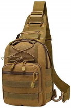 Тактическая сумка рюкзак на плече COYOTE - изображение 2
