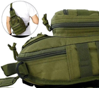 Тактическая сумка Рюкзак на плечо GREEN - изображение 10