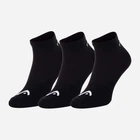 Набор мужских носков коротких хлопковых HEAD Sneaker 761010001-200 35-38 (3 пары) Черный (8718824272344)