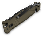 Нож Tb Outdoor CAC Nitrox A6 стропорез штопор стеклобой Хаки (11060060) - изображение 3