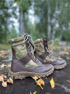 Берці осінні полегшені, взуття для військових KROK BО1, 41 розмір, коричневі, 01.41 - зображення 1