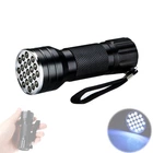 Компактний УФ-ліхтарик 21 LED (395–410 нм) для перевірки купюр та флуоресцентних міток