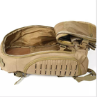 Премиальный тактический рюкзак на 50л с местом под шлем BPT1-50 койот - изображение 2