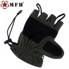 Военные флисовые перчатки/варежки MFH, олива/хаки, р-р. L - изображение 6