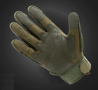 Тактичні рукавиці з закритими пальцями Outdoor Tactics Z192 розмір XL, зелений (олива). - зображення 3