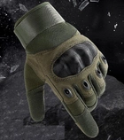 Перчатки тактические с закрытыми пальцами Outdoor Tactics Z192 размер XL, зеленый (олива). - изображение 4