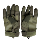Тактичні рукавиці з закритими пальцями Outdoor Tactics Z192 розмір XL, зелений (олива). - зображення 7