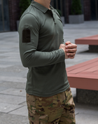 Тактичне поло з довгим рукавом KOD Tactical M Олива Зелений - изображение 3