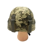 Кавер армейский с креплением под очки, тактический чехол на шлем каску ВСУ, камуфляж пиксель - изображение 5