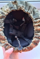Кавер армійський з кріпленням під окуляри, тактичний чохол на шолом каску ЗСУ, камуфляж піксель - зображення 6