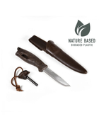Нож с огнивом Light My Fire FireKnife BIO 2in1 Темно-коричневий - изображение 1
