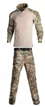 Комплект одежды мультикам летний камуфляж форма L 70-80 кг рост 170-180 военная расцветка - изображение 1