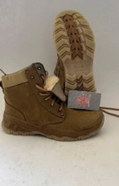 Зимові військові черевики Койот KH, підошва Antistatic (KH15-SHORT-WT-COY-AS-40) - зображення 1