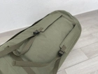 Баул сумка рюкзак тактический военный туристический 120 л 82*42 см оливковый - изображение 8