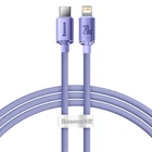 Кабель зарядки Baseus CAJY000205 (20W) (1.2M) для пристроїв Apple Type-C (USB-C) to Lightning для iOS пристроїв iPhone Пурпурний