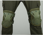 Наколенники и налокотники тактические (защитные) Green - изображение 6