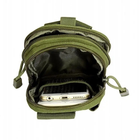 Тактична функціональна сумка/підсумок 17 х 16 х 4 см. Olive - зображення 6
