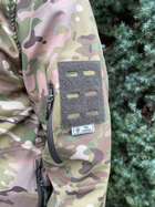 Куртка мужская тактическая на флисе Мультикам Турция ВСУ (ЗСУ) XL 8663 хаки - изображение 9