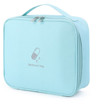 Аптечка сумка органайзер для медикаментов для путешествий для дома 25х22х9 см (473265-Prob) Голубая - изображение 1