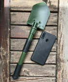 Туристична лопата багатофункціональна Mil-Tec Type Mini II зелена (15525000) - зображення 3