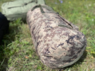 Сумка баул-рюкзак вологозахисний тактичний армійський військовий 120л 82*42 см Піксель - зображення 11
