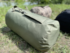 Баул сумка рюкзак тактичний військовий туристичний 120 л 82*42 см оливковий - зображення 6