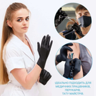 Нитриловые перчатки Medicom SafeTouch® Advanced Black без пудры текстурированные размер L 1000 шт. Черные (3.3 г) - изображение 5