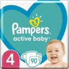 Підгузки Pampers Active Baby Розмір 4 Junior Extra Sleep 90 штук Maxi 9-14 кг