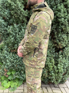 Куртка мужская тактическая на флисе Мультикам ВСУ (ЗСУ) XL 8663 2 хаки - изображение 6