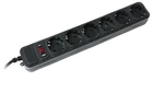 Мережевий фільтр Gembird SPG6-G-10B 3.0m Black