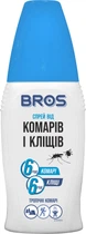 Репеллентное средство Bros Спрей от комаров и клещей 100 мл (5904517065154)