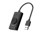 Звуковая карта Orico SC2-BK USB 2.0 внешняя стерео с регулятором громкости