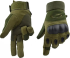 Перчатки тактические полнопалые Oakley M олива - изображение 5