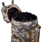 Рюкзак тактический рейдовый Zelart 9188 объем 35 литров Grey-Camouflage - изображение 8