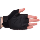 Захисні тактичні військові рукавички без пальців для полювання риболовлі BLACKHAWK чорні АН4380 розмір XL - зображення 4