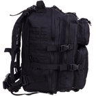 Штурмовой тактический рюкзак армейский военный походный для охоты 25 литров 43 x 25 x 14 см SILVER KNIGHT черный АНLK2021 - изображение 6