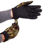 Захисні тактичні військові рукавички без пальців для полювання риболовлі PRO TACTICAL камуфляжні АН8791 розмір XL - зображення 2