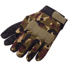 Защитные тактические военные перчатки без пальцев для охоты рыбалки PRO TACTICAL камуфляжные АН8791 размер XL - изображение 6