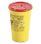 Контейнер для сбора игл и мед. отходов AP Medical DISPO емкость 2 л. с PP, круглый (00282) - изображение 1