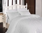 Турецкое постельное белье First Choice Cotton Satin Sweta Beyaz евро