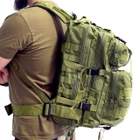 Тактичний військовий рюкзак MALATEC 40 літрів оливковий - зображення 3