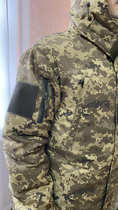 Куртка бушлат зимний военный, бушлат зимовий куртка військова піксель ЗСУ, розмір 52, Bounce HS-RD-0052 - зображення 7