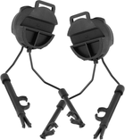 Кріплення адаптер на шолом для активних навушників чорний - зображення 3