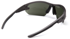 Защитные очки Venture Gear Tactical Semtex 2.0 Gun Metal Anti-Fog, чёрно-зелёные - изображение 4