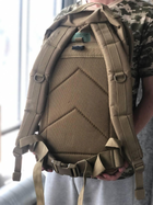 Военный тактический штурмовой рюкзак MIL-TEC из Германии койот для военных ЗСУ - зображення 6