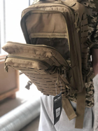 Военный тактический штурмовой рюкзак MIL-TEC из Германии койот для военных ЗСУ - изображение 12